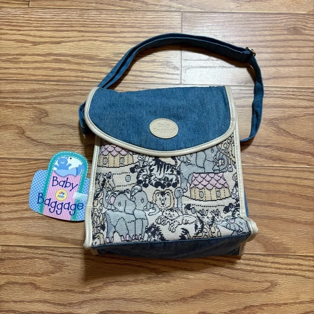 Vintage Noah’s Ark Diaper Bag
